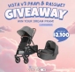 Win an UPPAbaby Vista V3 Pram & Bassinet + Accessories