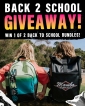 Win 1 of 2 Mambo Back To School Packs (each pack has a Mambo Backpack Filled With Various Mambo Apparel & Merch)