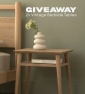 Win a Set of Vintage Bedside Tables