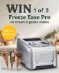 Win 1 of 2 Cuisinart Freeze Ease Pro Ice Cream & Gelato Makers