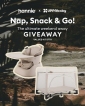 Win a Hannie Portable Highchair + an  UPPAbaby Portacot