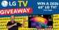 Win a 65-inch LG OLED 4K TV